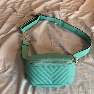 Turquoise belt bag NWT